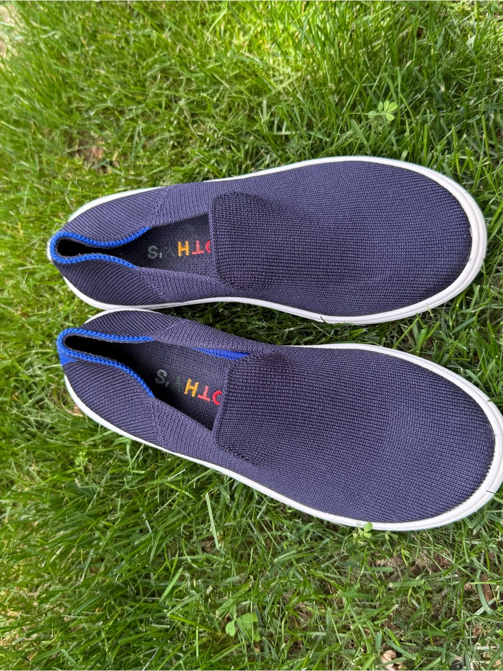 Rothy’s Slip-On Knit Casual Shoes - Navy Blue